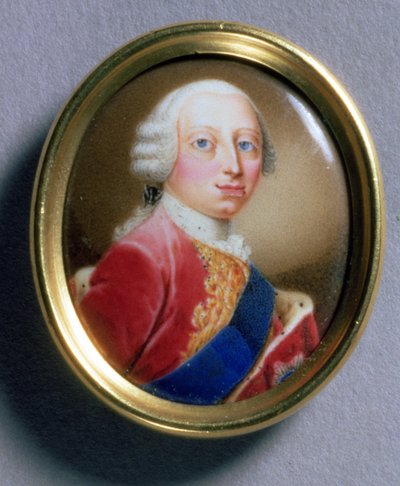 Portret Miniatuur van Frederick Louis, Prins van Wales, 1755 door Gaetano Manini